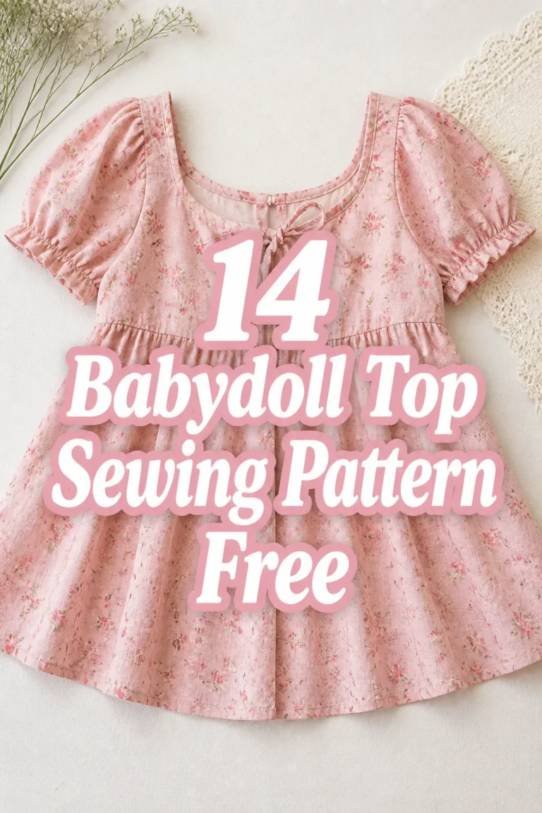 14 Babydoll Top Sewing Pattern Free