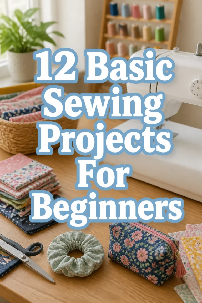 12 Basic Sewing Projects For Beginners