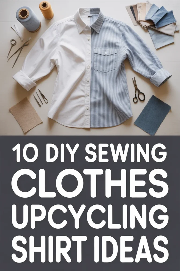 10 DIY Sewing Clothes Upcycling Shirt Ideas