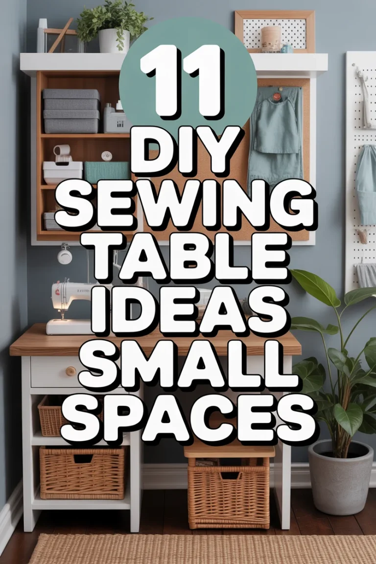 11 DIY Sewing Table Ideas Small Spaces