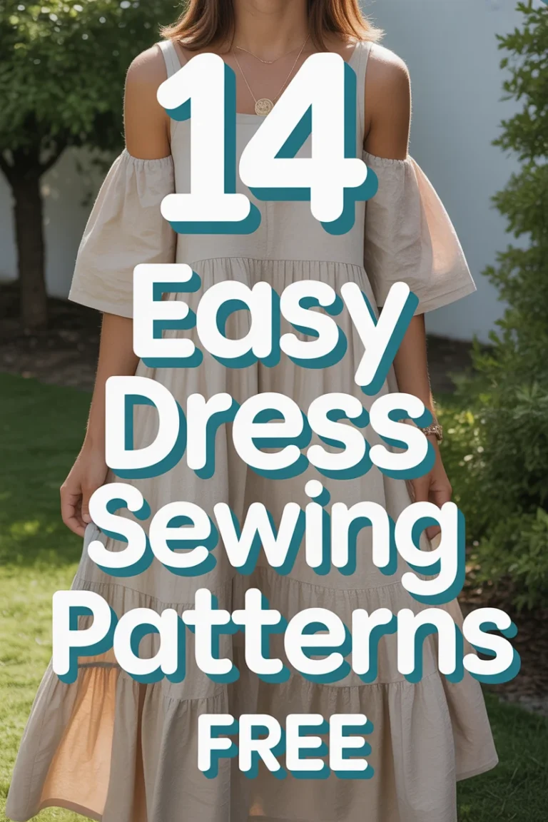 14 Easy Dress Sewing Patterns Free