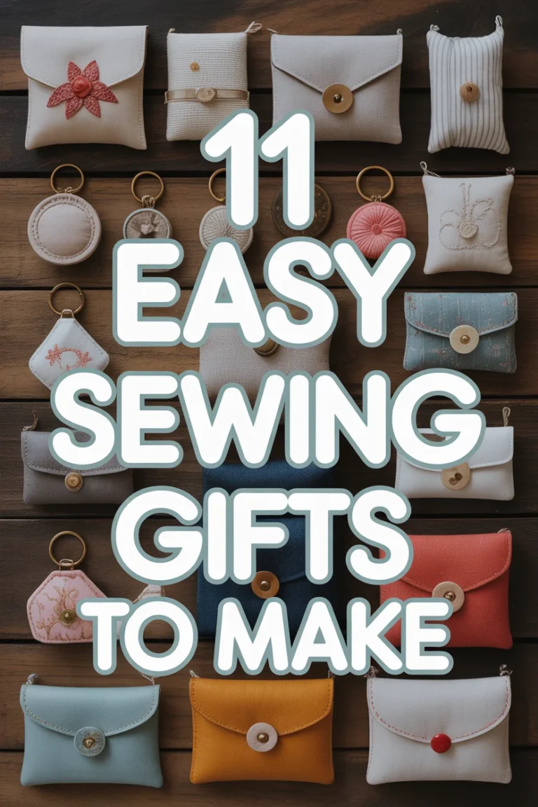 11 Easy Sewing Gifts To Make
