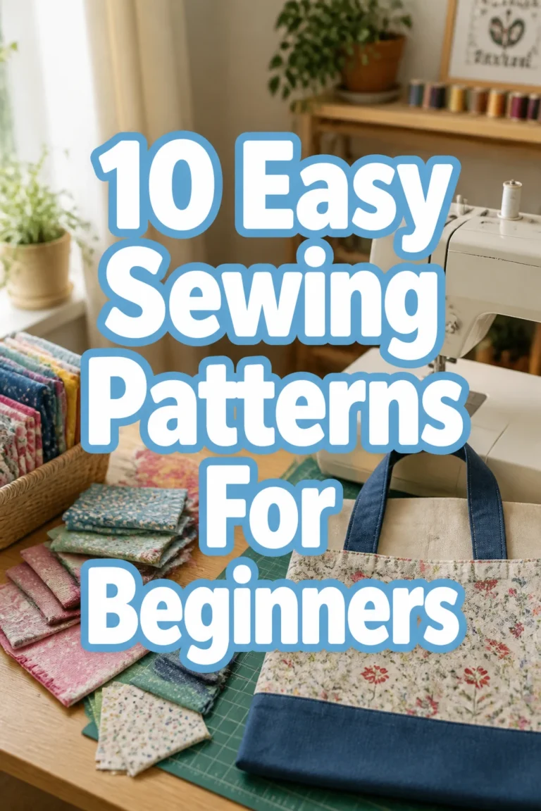 10 Easy Sewing Patterns For Beginners