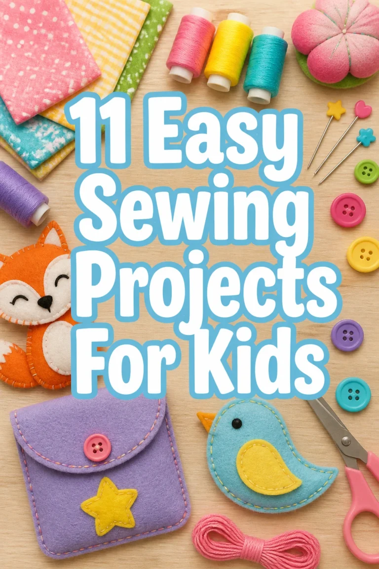 11 Easy Sewing Projects For Kids