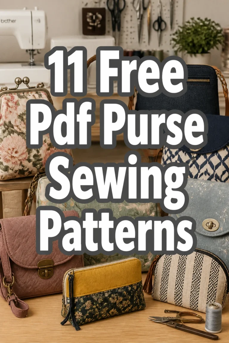 11 Free Pdf Purse Sewing Patterns