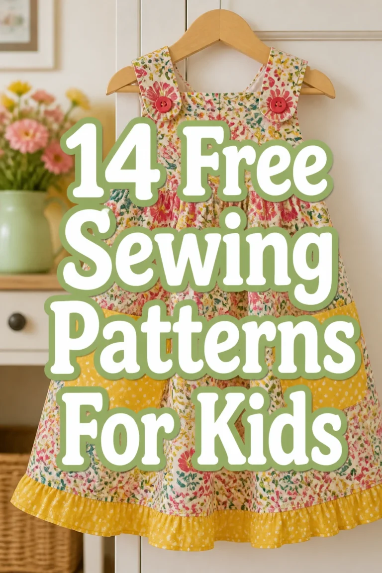14 Free Sewing Patterns For Kids
