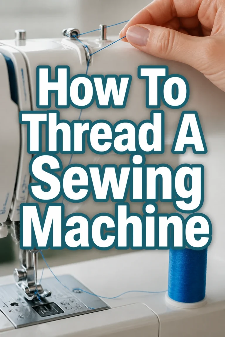 How To Thread A Sewing Machine