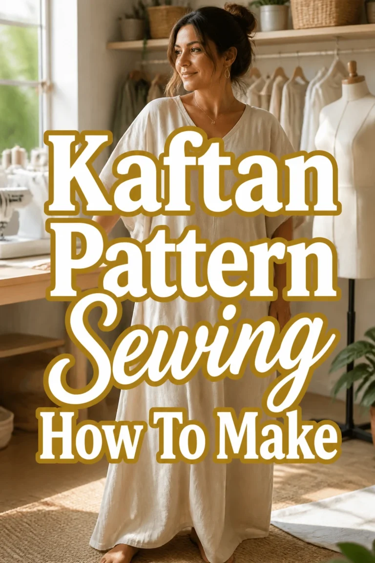 Kaftan Pattern Sewing How To Make