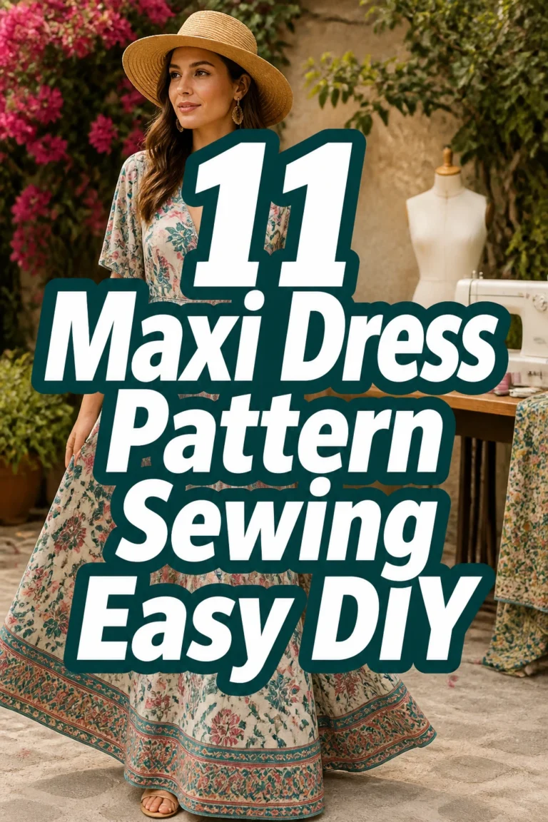 11 Maxi Dress Pattern Sewing Easy DIY