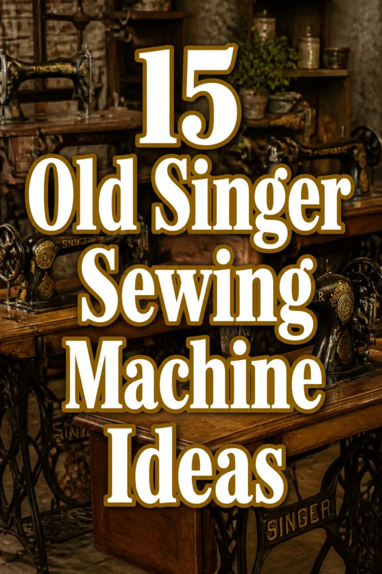 15 Old Singer Sewing Machine Ideas