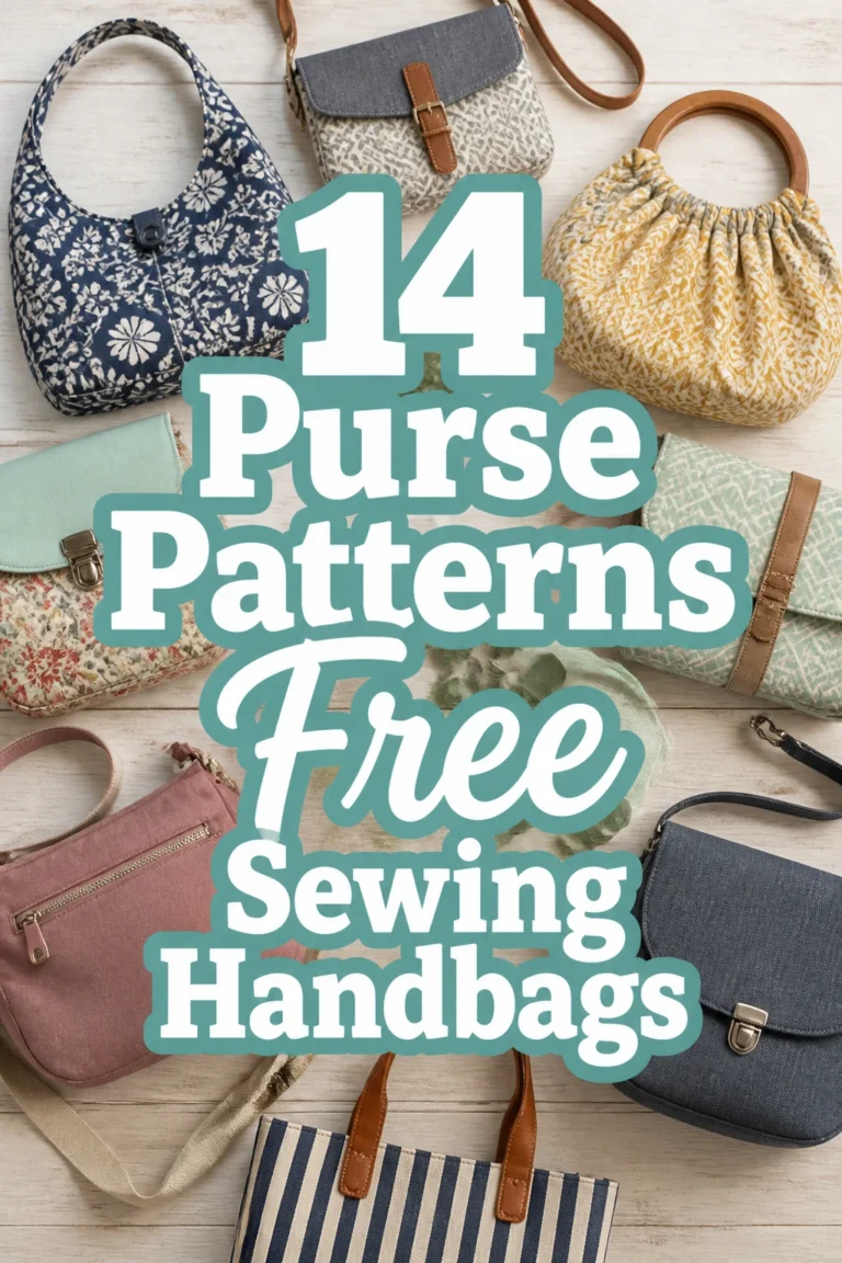 14 Purse Patterns Free Sewing Handbags