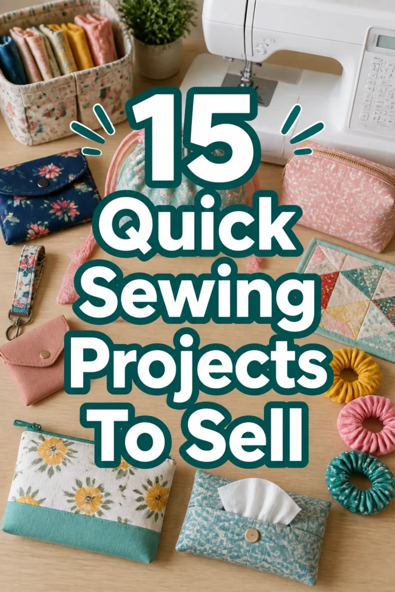 15 Quick Sewing Projects To Sell