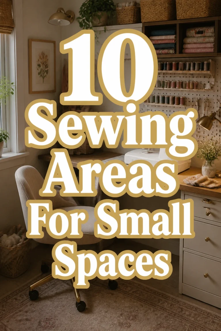 10 Sewing Areas For Small Spaces