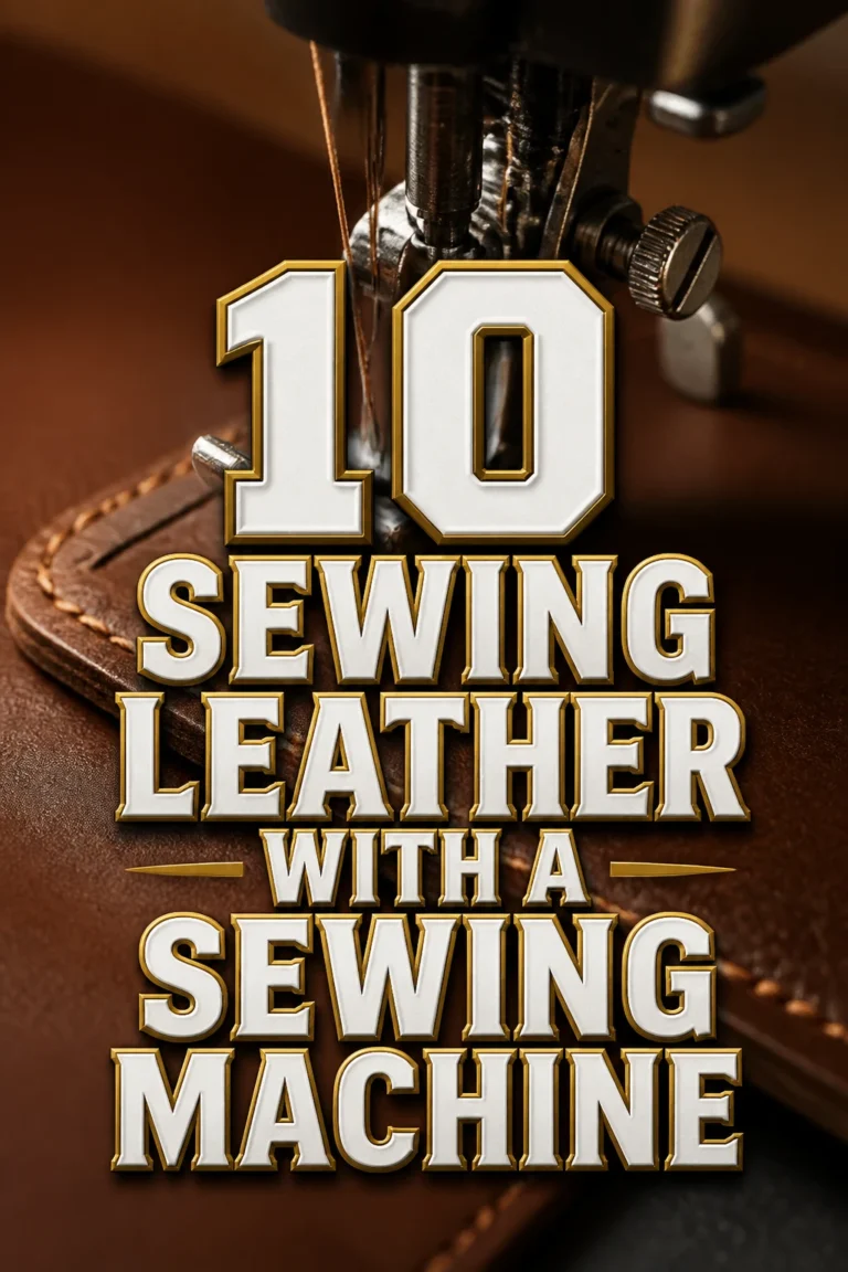 10 Sewing Leather With A Sewing Machine