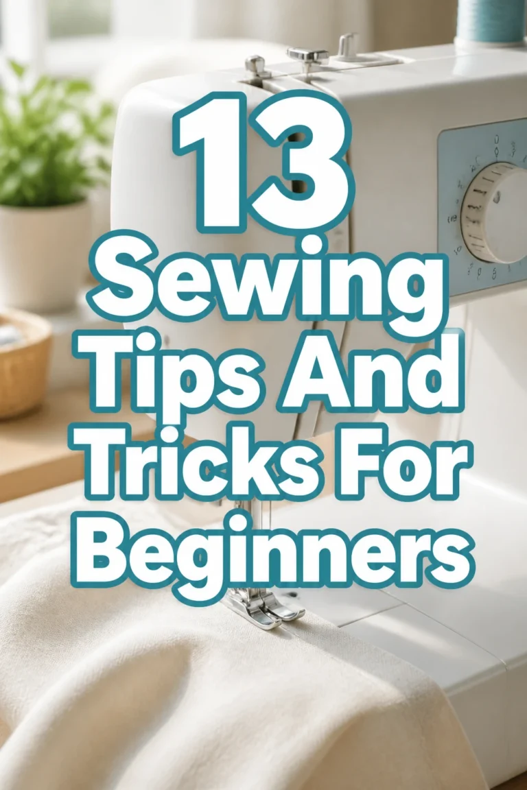 13 Sewing Tips And Tricks For Beginners