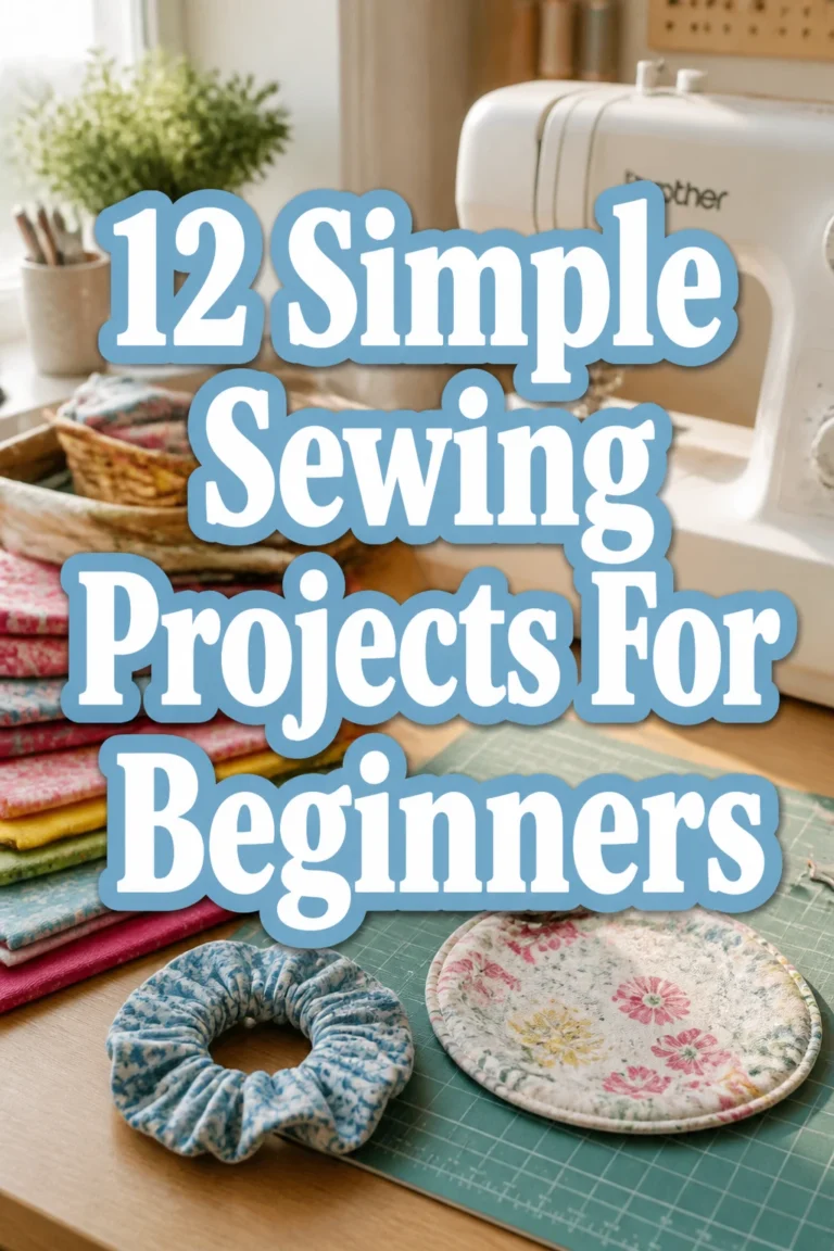 12 Simple Sewing Projects For Beginners