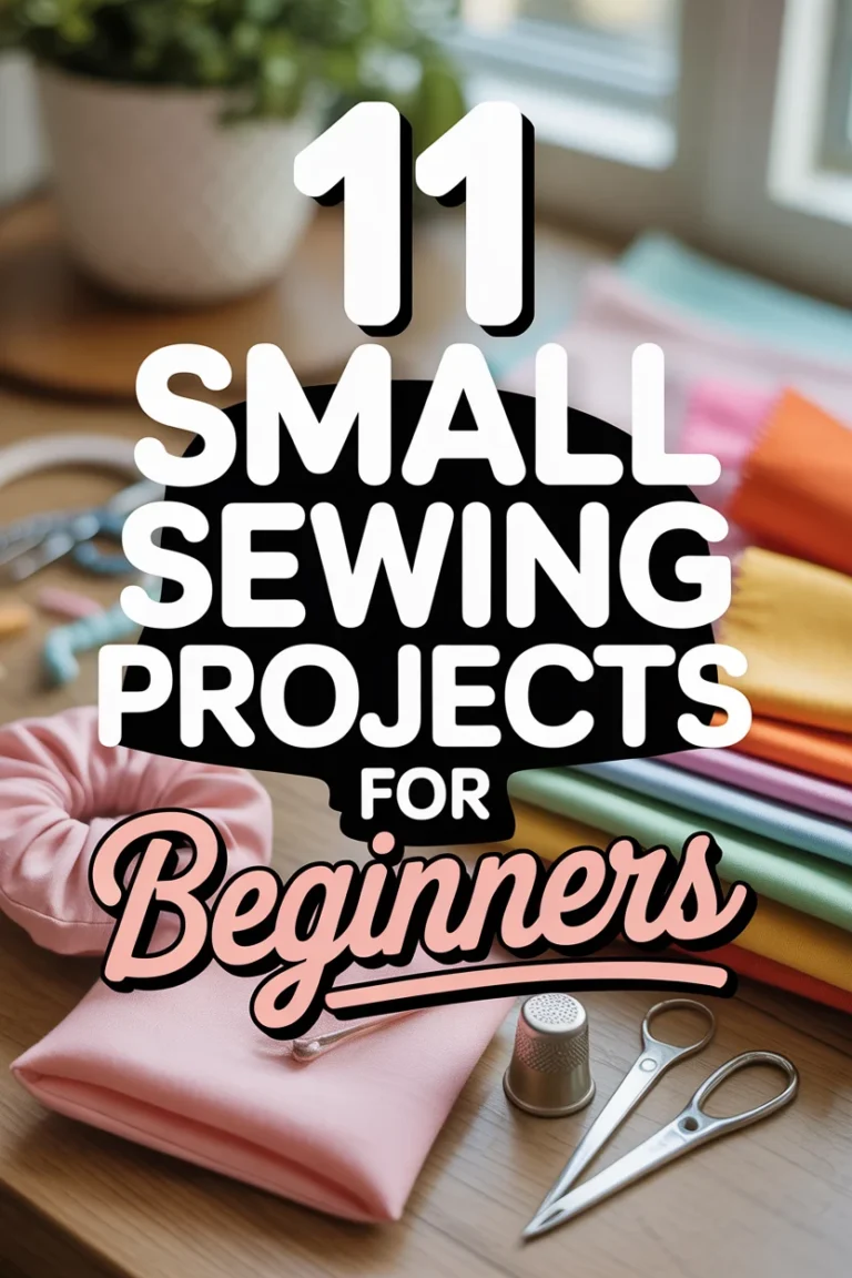 11 Small Sewing Projects For Beginners