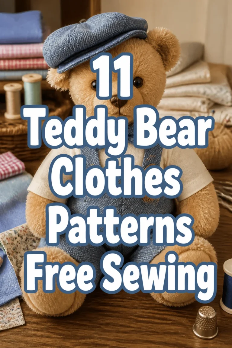 11 Teddy Bear Clothes Patterns Free Sewing