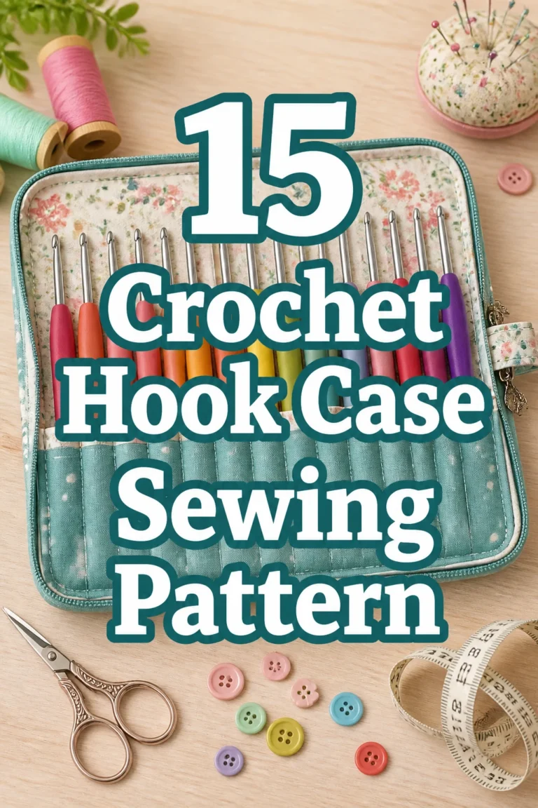 15 Crochet Hook Case Sewing Pattern