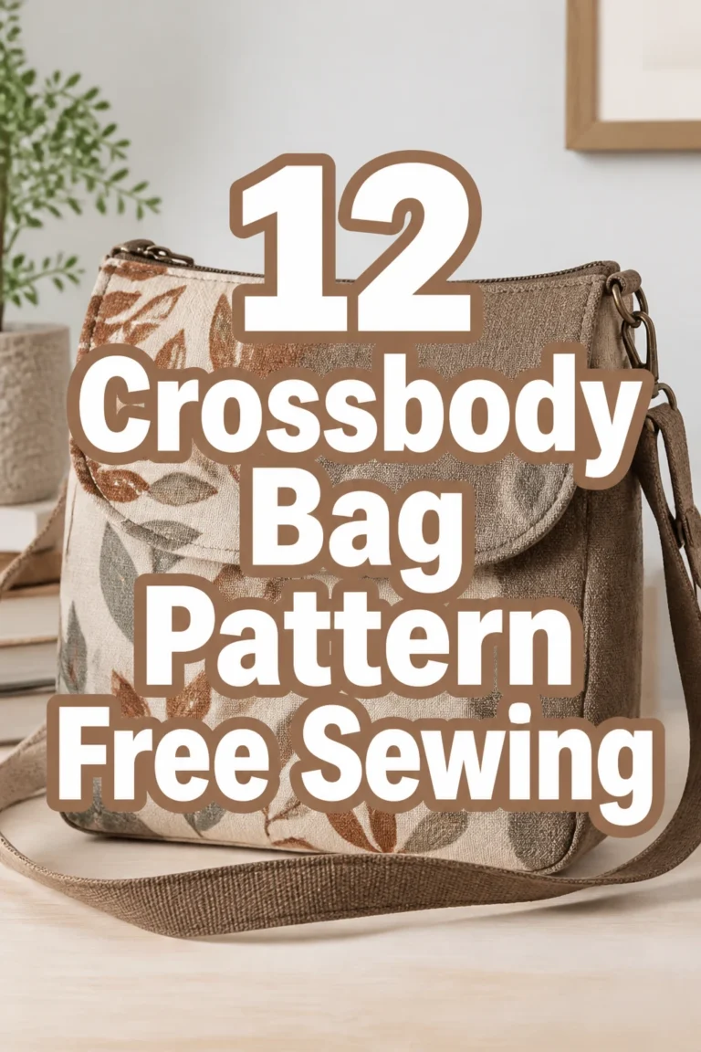 12 Crossbody Bag Pattern Free Sewing