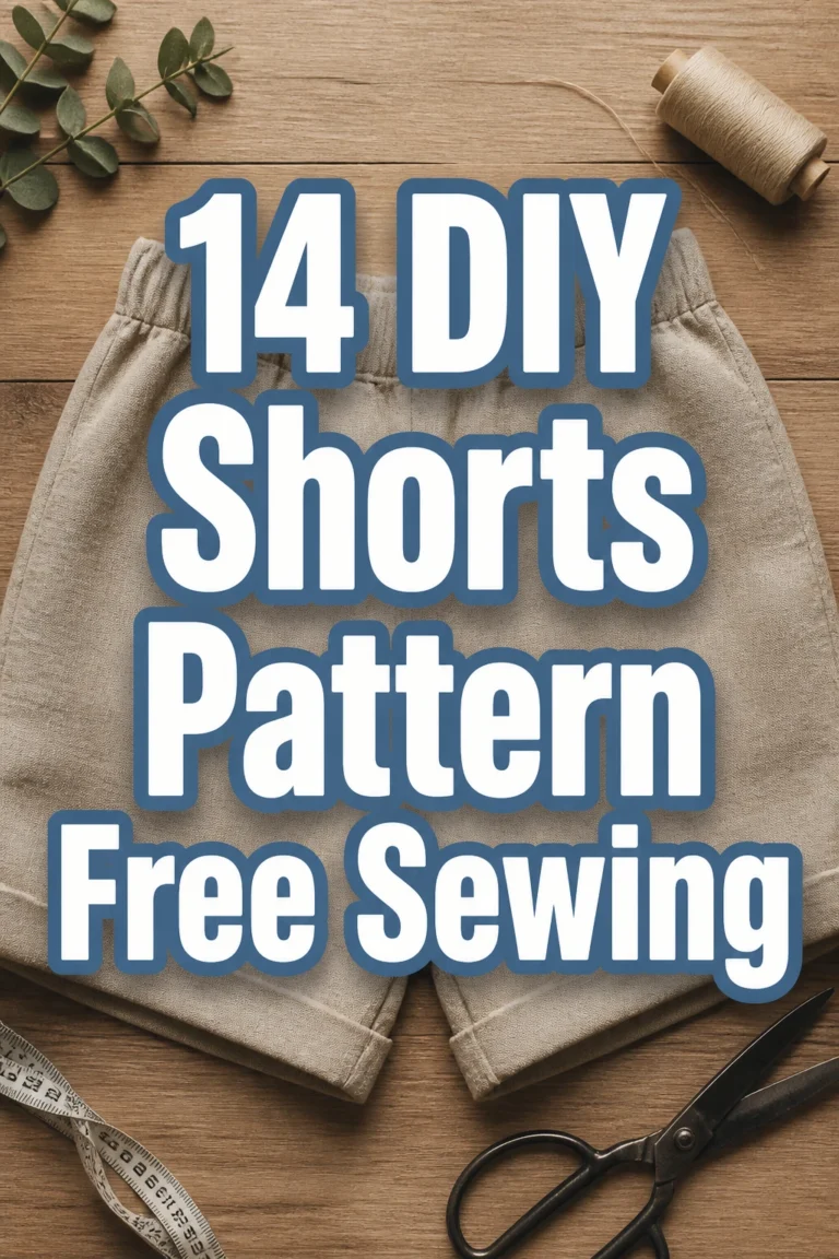 14 DIY Shorts Pattern Free Sewing
