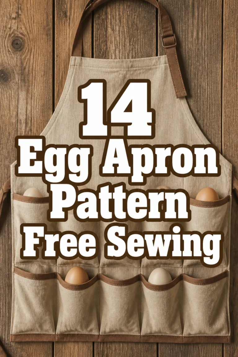 14 Egg Apron Pattern Free Sewing