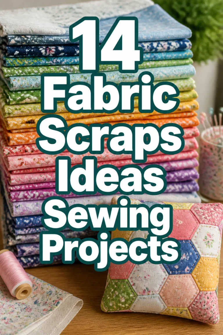 14 Fabric Scraps Ideas Sewing Projects