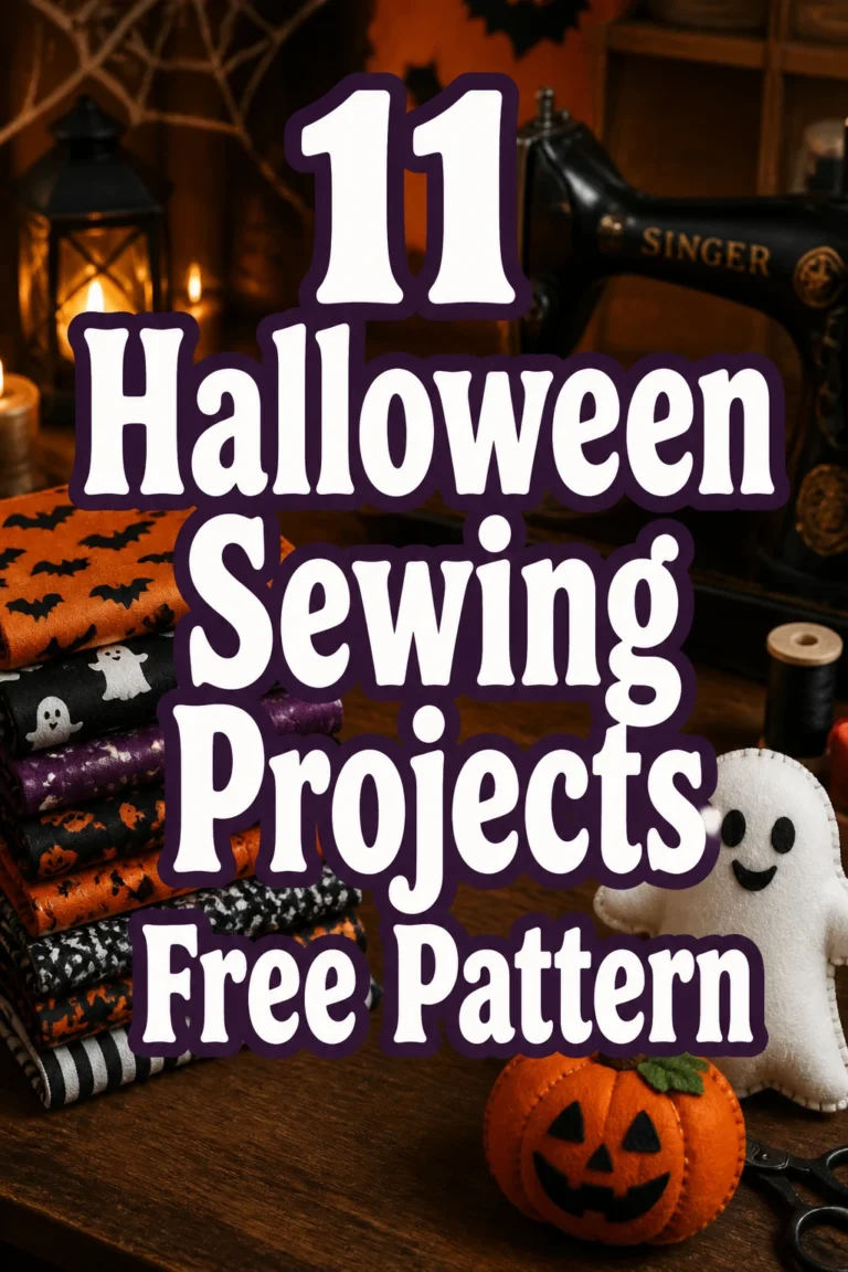 11 Halloween Sewing Projects Free Pattern