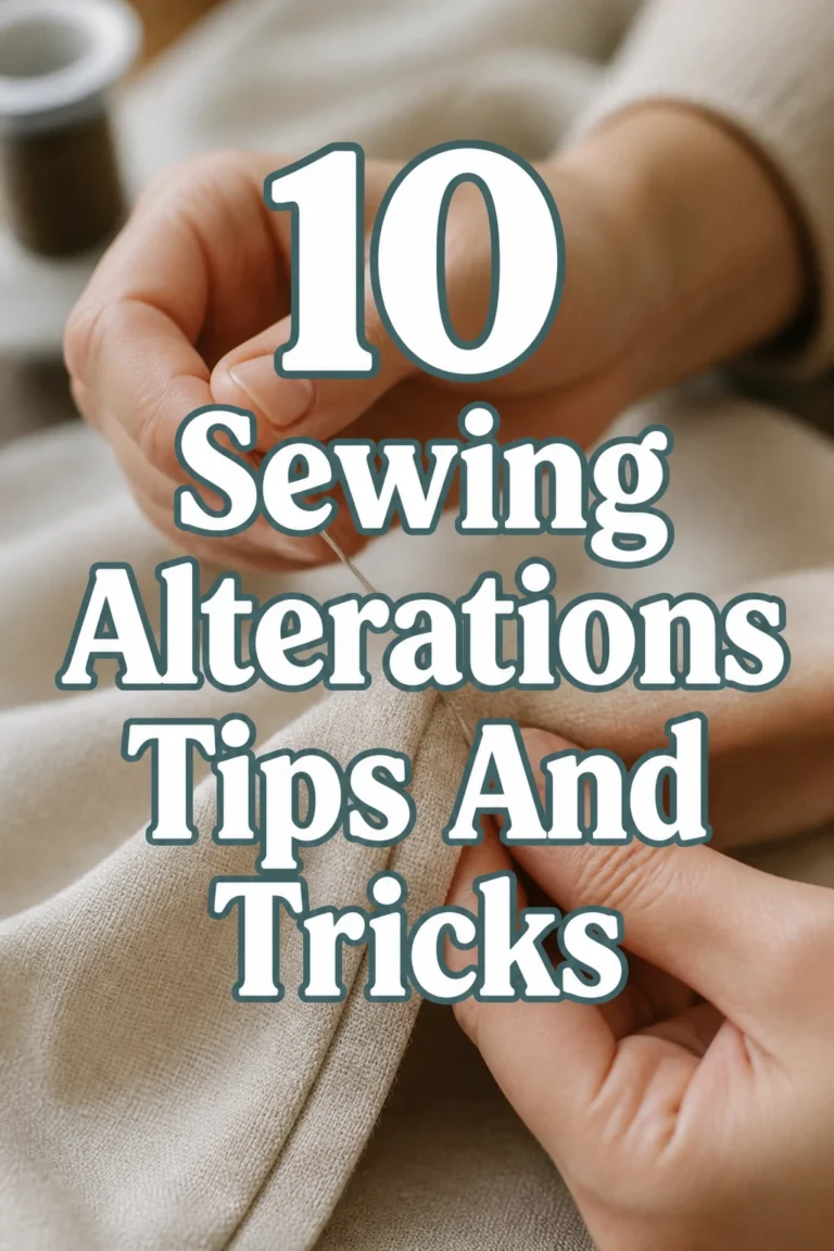10 Sewing Alterations Tips And Tricks