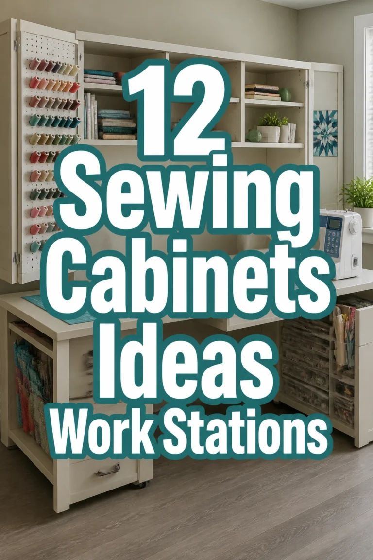 12 Sewing Cabinets Ideas Work Stations