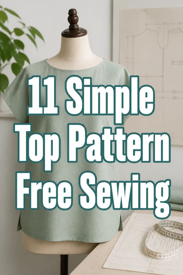 11 Simple Top Pattern Free Sewing